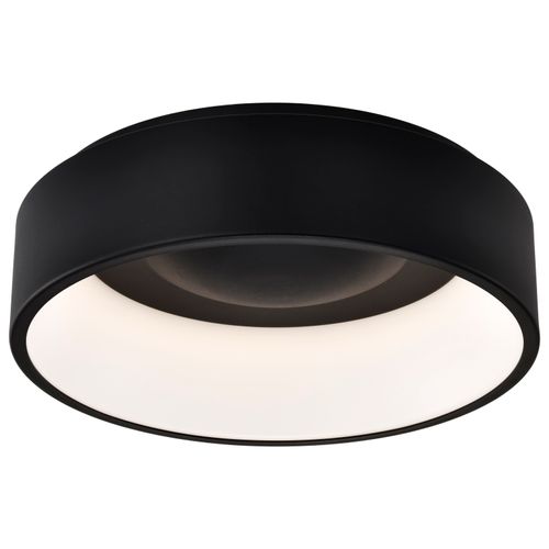 Main product image of Orbit, 20W LED Flush Mount, CCT Selectable 3000K/4000K/5000K, Black Finish