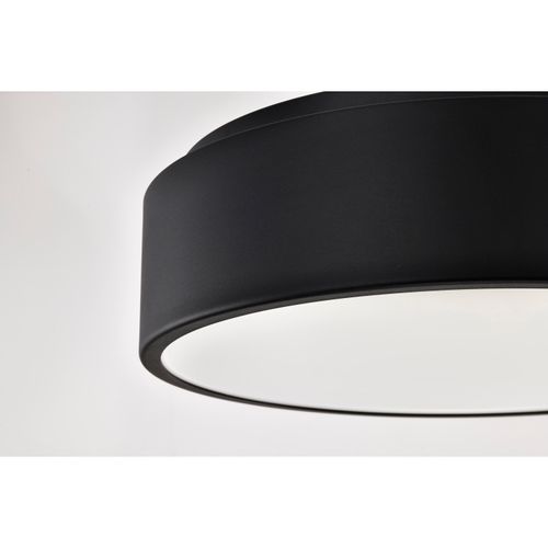 Main product image of Orbit, 20W LED Flush Mount, CCT Selectable 3000K/4000K/5000K, Black Finish