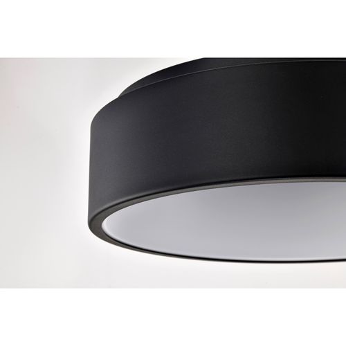 Main product image of Orbit, 20W LED Flush Mount, CCT Selectable 3000K/4000K/5000K, Black Finish