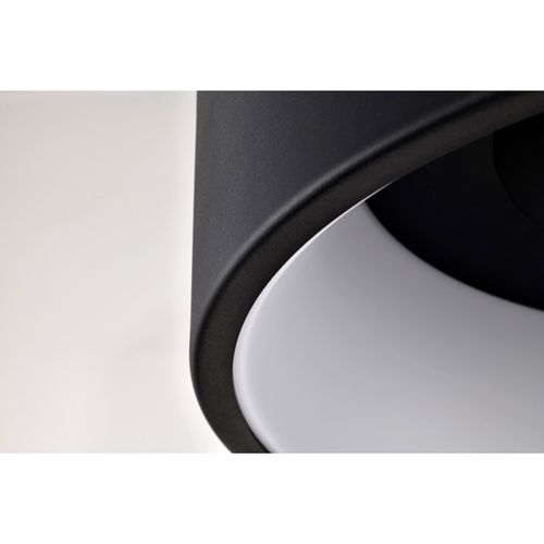 Main product image of Orbit, 20W LED Flush Mount, CCT Selectable 3000K/4000K/5000K, Black Finish