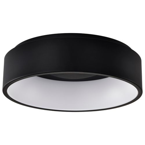 Main product image of Orbit, 20W LED Flush Mount, CCT Selectable 3000K/4000K/5000K, Black Finish