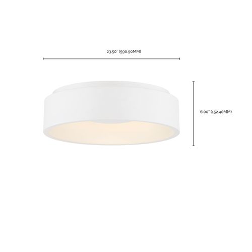 Main product image of Orbit 30W LED Flush Mount White Finish