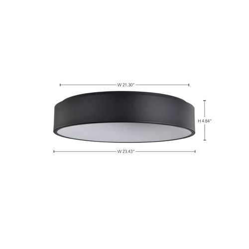 Main product image of Orbit 30W LED Flush Mount Black Finish
