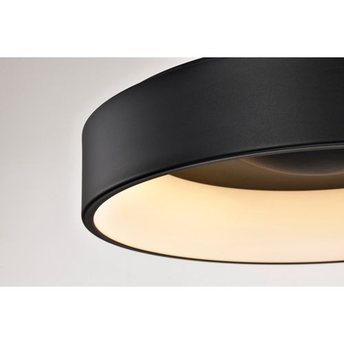 Main product image of Orbit, 30W LED Flush Mount, CCT Selectable 3000K/4000K/5000K, Black Finish