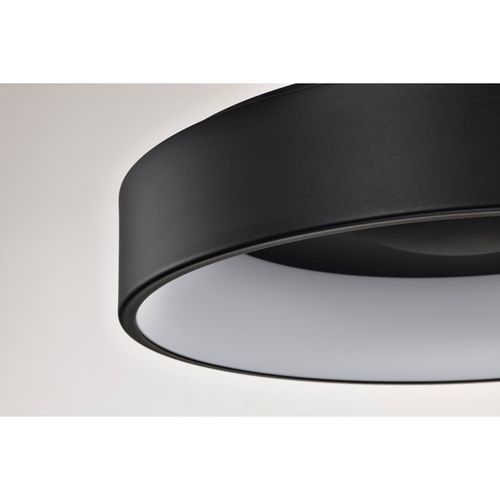 Main product image of Orbit, 30W LED Flush Mount, CCT Selectable 3000K/4000K/5000K, Black Finish