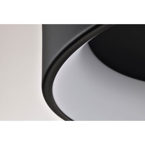 Main product image of Orbit, 30W LED Flush Mount, CCT Selectable 3000K/4000K/5000K, Black Finish
