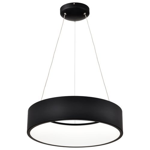Main product image of Orbit, 20W LED Pendant, CCT Selectable 3000K/4000K/5000K, Black Finish