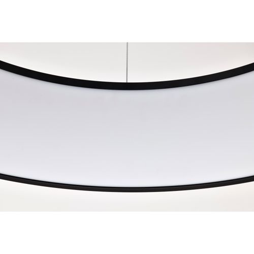Main product image of Orbit, 30W LED Pendant, CCT Selectable 3000K/4000K/5000K, Black Finish