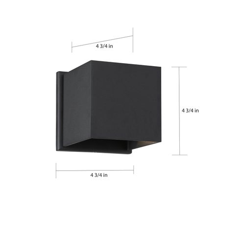 Main product image of Lightgate LED Sconce 5W Matte Black Finish 3000K