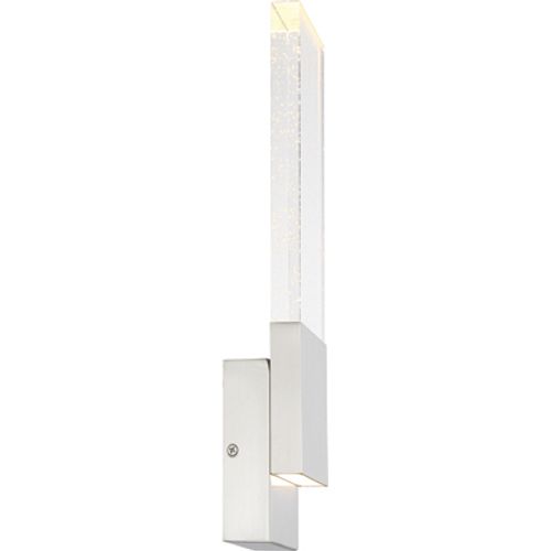 Main product image of Ellusion LED Large Wall Sconce 13W Polished Nickel Finish w/ Seeded Glass