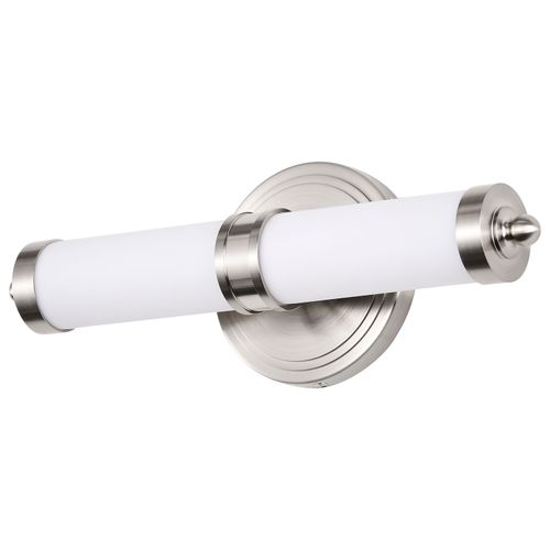 Main product image of Kagen Small Vanity LED Brushed Nickel Finish White Acrylic Lens