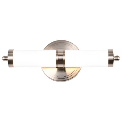 Main product image of Kagen Small Vanity LED Brushed Nickel Finish White Acrylic Lens