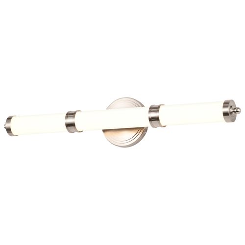 Main product image of Kagen Medium Vanity LED Brushed Nickel Finish White Acrylic Lens