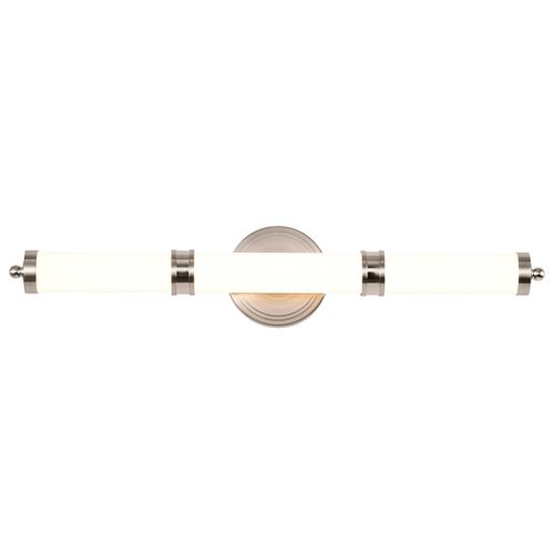 Main product image of Kagen Medium Vanity LED Brushed Nickel Finish White Acrylic Lens