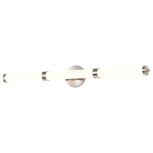 Main product image of Kagen Large Vanity LED Brushed Nickel Finish White Acrylic Lens