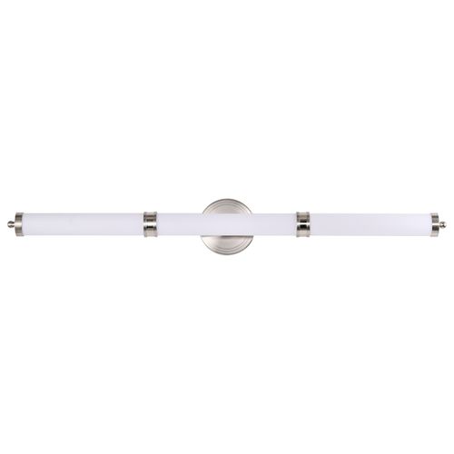 Main product image of Kagen Large Vanity LED Brushed Nickel Finish White Acrylic Lens