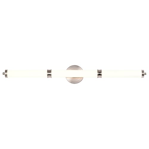 Main product image of Kagen Large Vanity LED Brushed Nickel Finish White Acrylic Lens