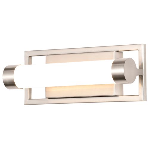 Main product image of Canal Small Vanity LED Brushed Nickel Finish White Acrylic Lens