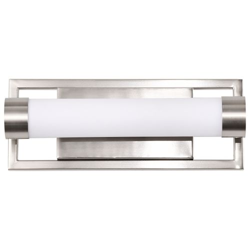 Main product image of Canal Small Vanity LED Brushed Nickel Finish White Acrylic Lens