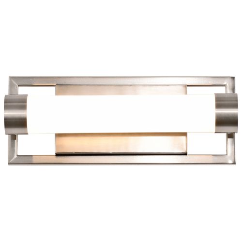 Main product image of Canal Small Vanity LED Brushed Nickel Finish White Acrylic Lens