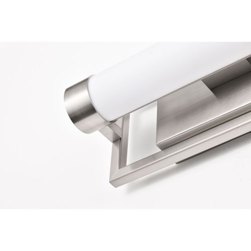 Main product image of Canal Small Vanity LED Brushed Nickel Finish White Acrylic Lens