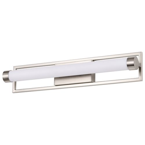 Main product image of Canal Medium Vanity LED Brushed Nickel Finish White Acrylic Lens