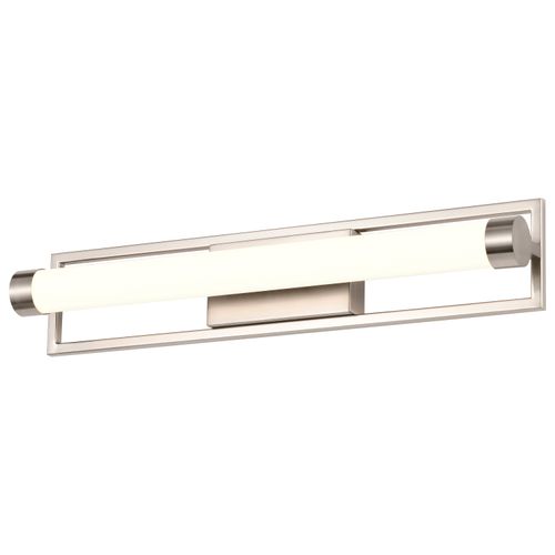 Main product image of Canal Medium Vanity LED Brushed Nickel Finish White Acrylic Lens