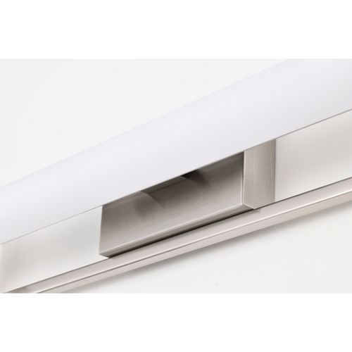 Main product image of Canal Medium Vanity LED Brushed Nickel Finish White Acrylic Lens