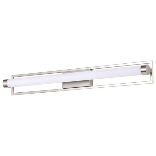 Main product image of Canal Large Vanity LED Brushed Nickel Finish White Acrylic Lens
