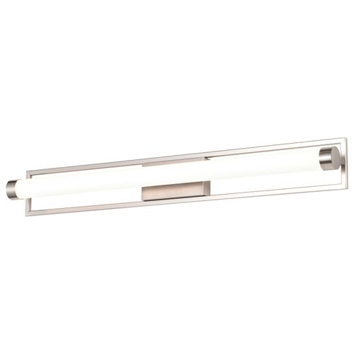 Main product image of Canal Large Vanity LED Brushed Nickel Finish White Acrylic Lens