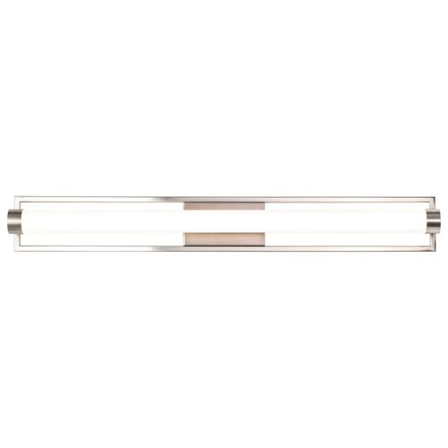 Main product image of Canal Large Vanity LED Brushed Nickel Finish White Acrylic Lens