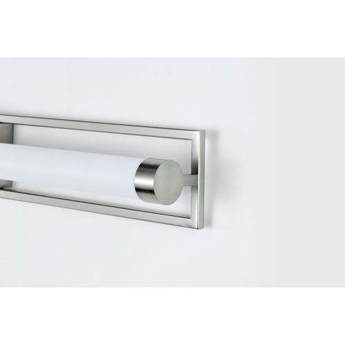 Main product image of Canal Large Vanity LED Brushed Nickel Finish White Acrylic Lens