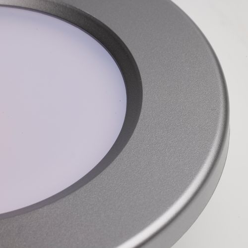 Main product image of 4" LED Surface Mount Fixture CCT Selectable 3K/4K/5K Brushed Nickel (Pack of 2)