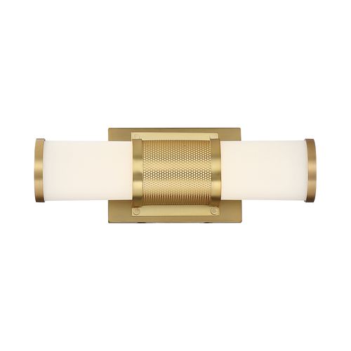 Main product image of Caper LED Vanity Brushed Brass w/ Frosted Lens