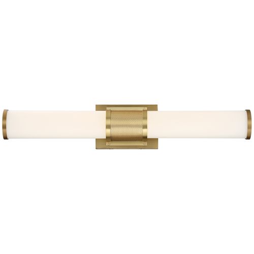 Main product image of Caper LED Vanity Brushed Brass w/ Frosted Lens