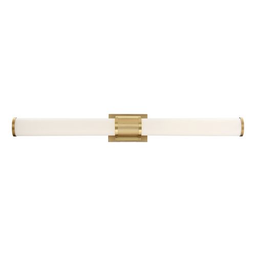 Main product image of Caper LED Vanity Brushed Brass w/ Frosted Lens