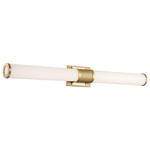 Main product image of Caper LED Vanity Brushed Brass w/ Frosted Lens