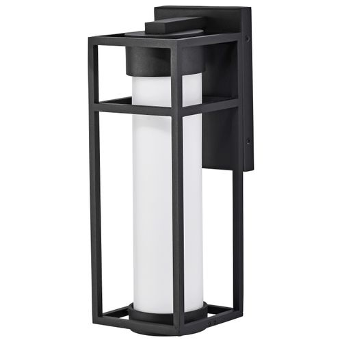 Main product image of Ledges 6W LED Medium Wall Lantern Matte Black w/ White Opal Glass