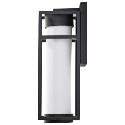 Main product image of Ledges 6W LED Medium Wall Lantern Matte Black w/ White Opal Glass