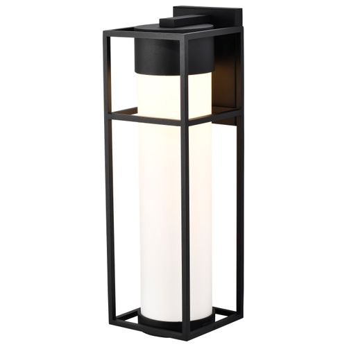 Main product image of Ledges 10W LED Large Wall Lantern Matte Black w/ White Opal Glass