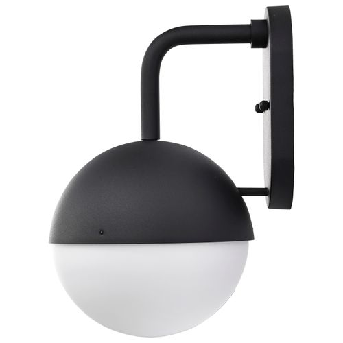 Main product image of Atmosphere 6W LED Medium Wall Lantern Matte Black w/ White Opal Glass