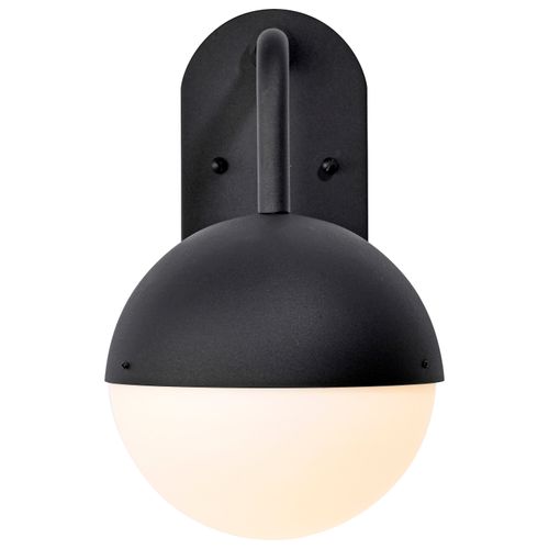 Main product image of Atmosphere 6W LED Medium Wall Lantern Matte Black w/ White Opal Glass