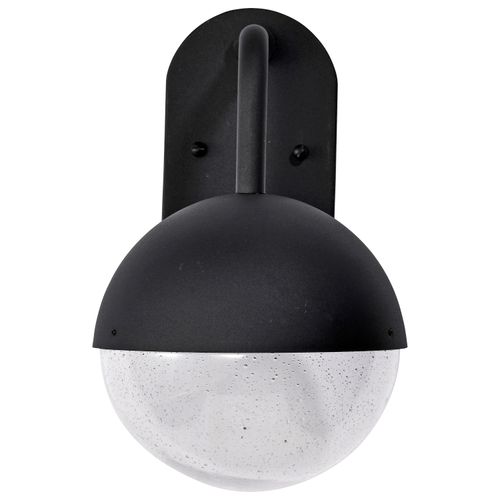 Main product image of Atmosphere 6W LED Medium Wall Lantern Matte Black w/ Clear Seeded Glass