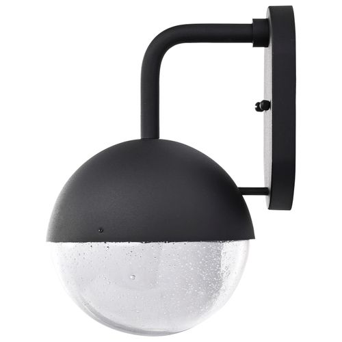 Main product image of Atmosphere 6W LED Medium Wall Lantern Matte Black w/ Clear Seeded Glass