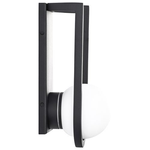Main product image of Cradle 6W LED Medium Wall Lantern Matte Black w/ White Opal Glass