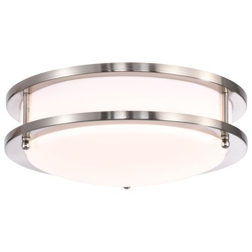 Main product image of Glamour LED 10" Flush Mount Fixture Brushed Nickel Finish CCT Selectable 3K/4K/5K