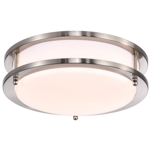 Main product image of Glamour LED 10" Flush Mount Fixture Brushed Nickel Finish CCT Selectable 3K/4K/5K