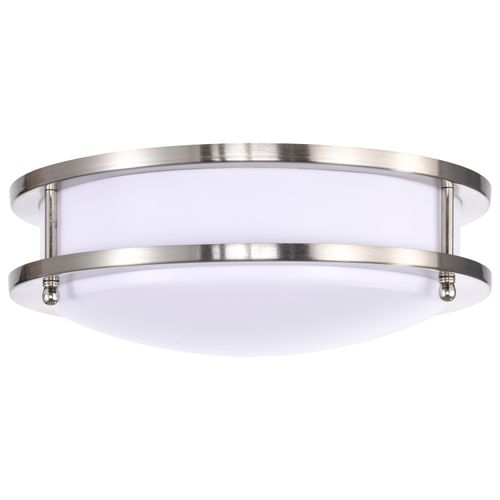 Main product image of Glamour LED 10" Flush Mount Fixture Brushed Nickel Finish CCT Selectable 3K/4K/5K