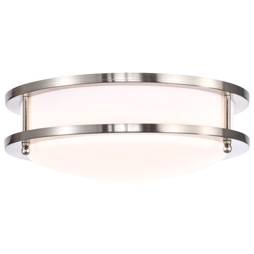 Main product image of Glamour LED 10" Flush Mount Fixture Brushed Nickel Finish CCT Selectable 3K/4K/5K