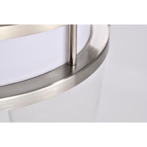 Main product image of Glamour LED 10" Flush Mount Fixture Brushed Nickel Finish CCT Selectable 3K/4K/5K